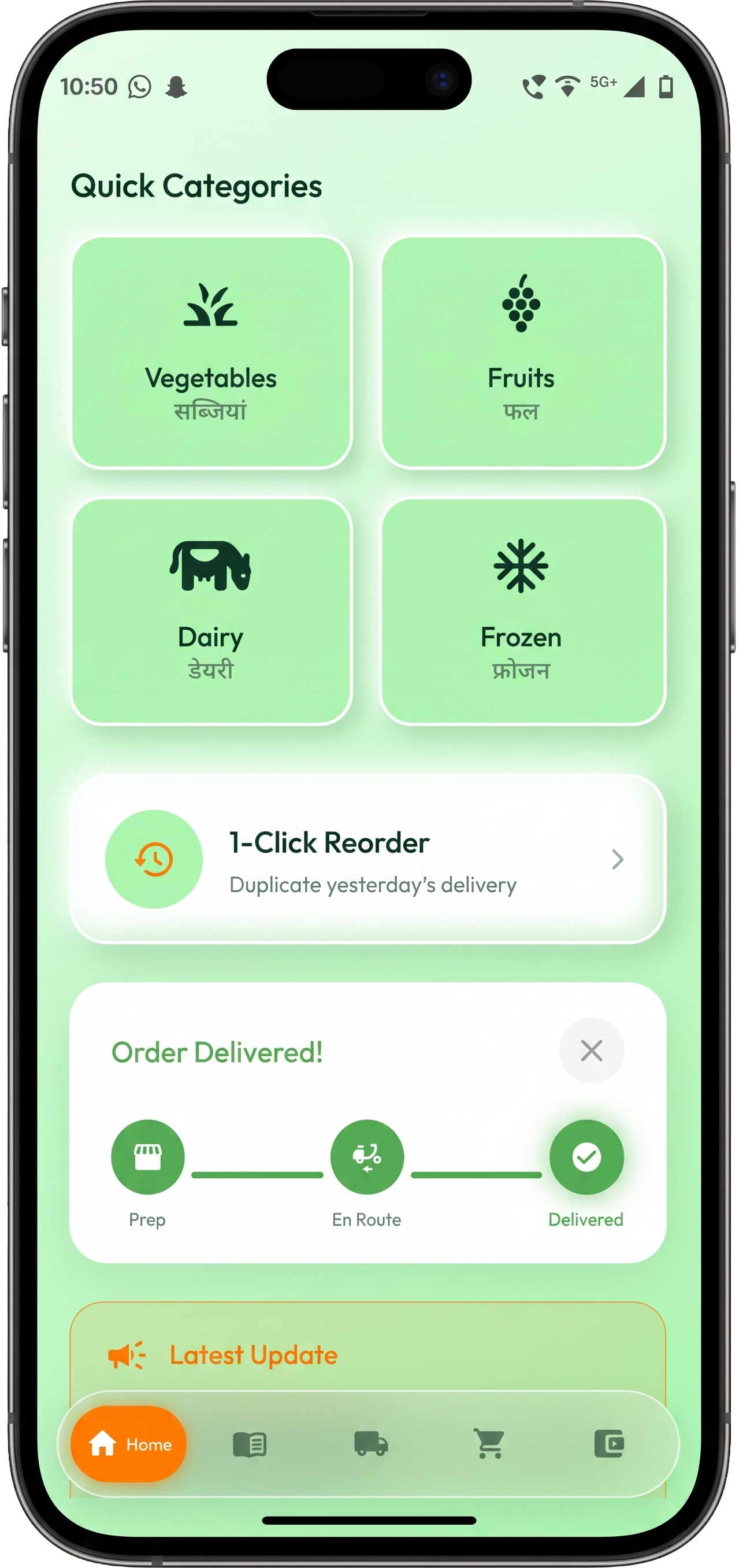FreshSetu Mobile — B2B Procurement App